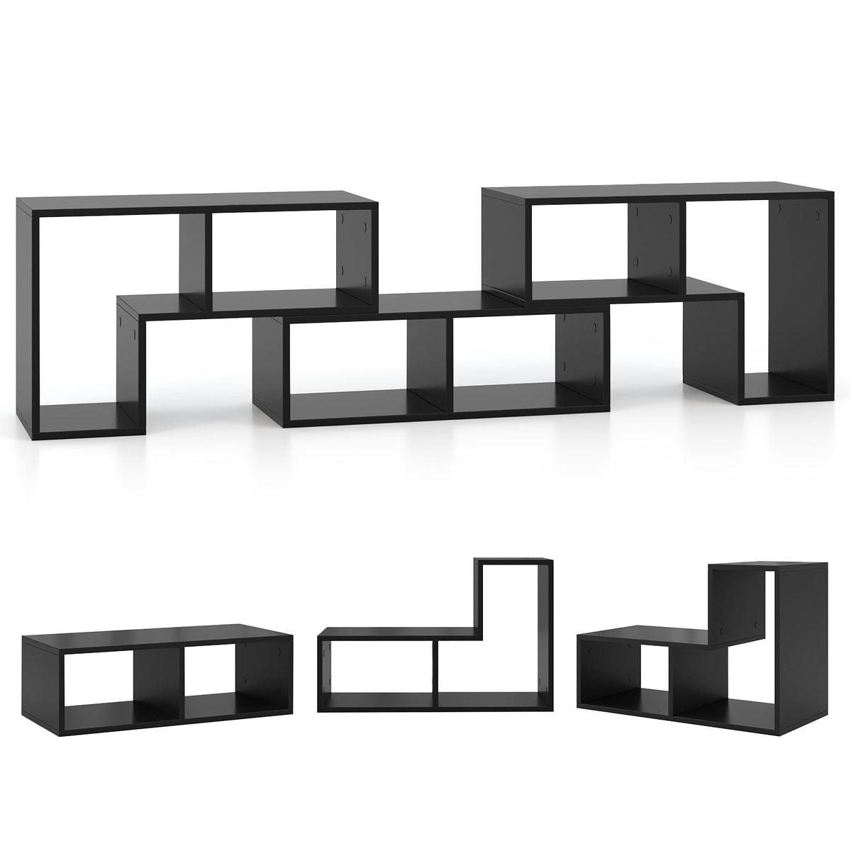 Goflame Free-Combination TV Stand for Bedroom - Entertainment Center for 50 55 60 65 Inch TV