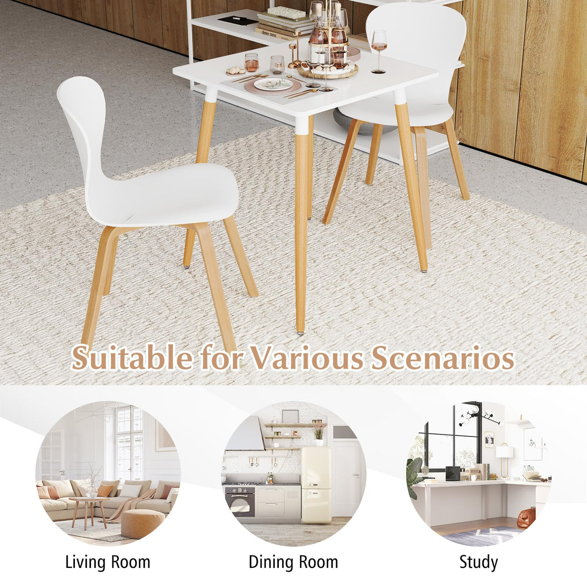 Goflame Square Dining Table