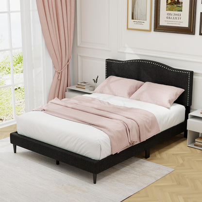 Goflame Queen Bed Frame with Headboard