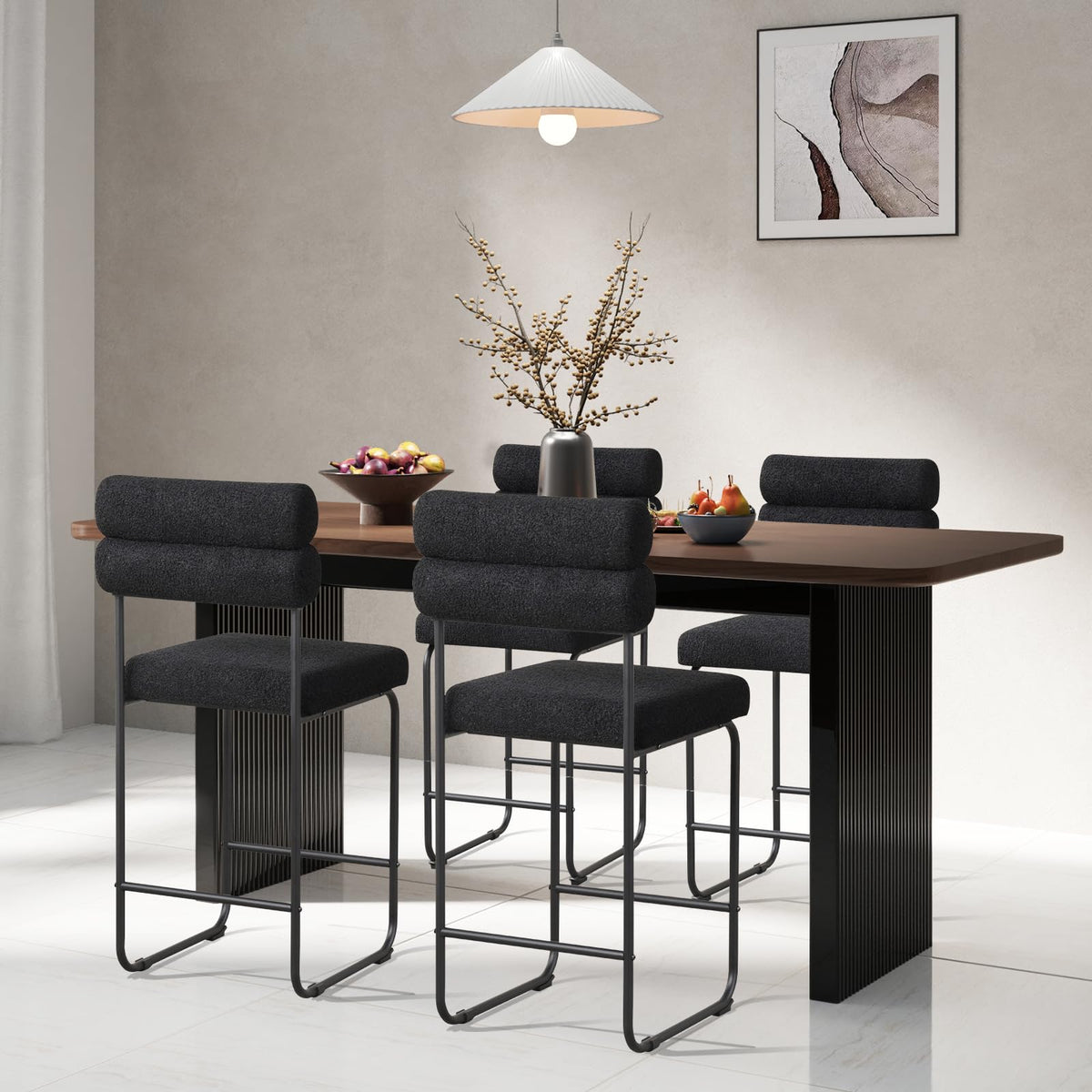 Goflame 26" Counter Height Bar Stools Set of 2/4