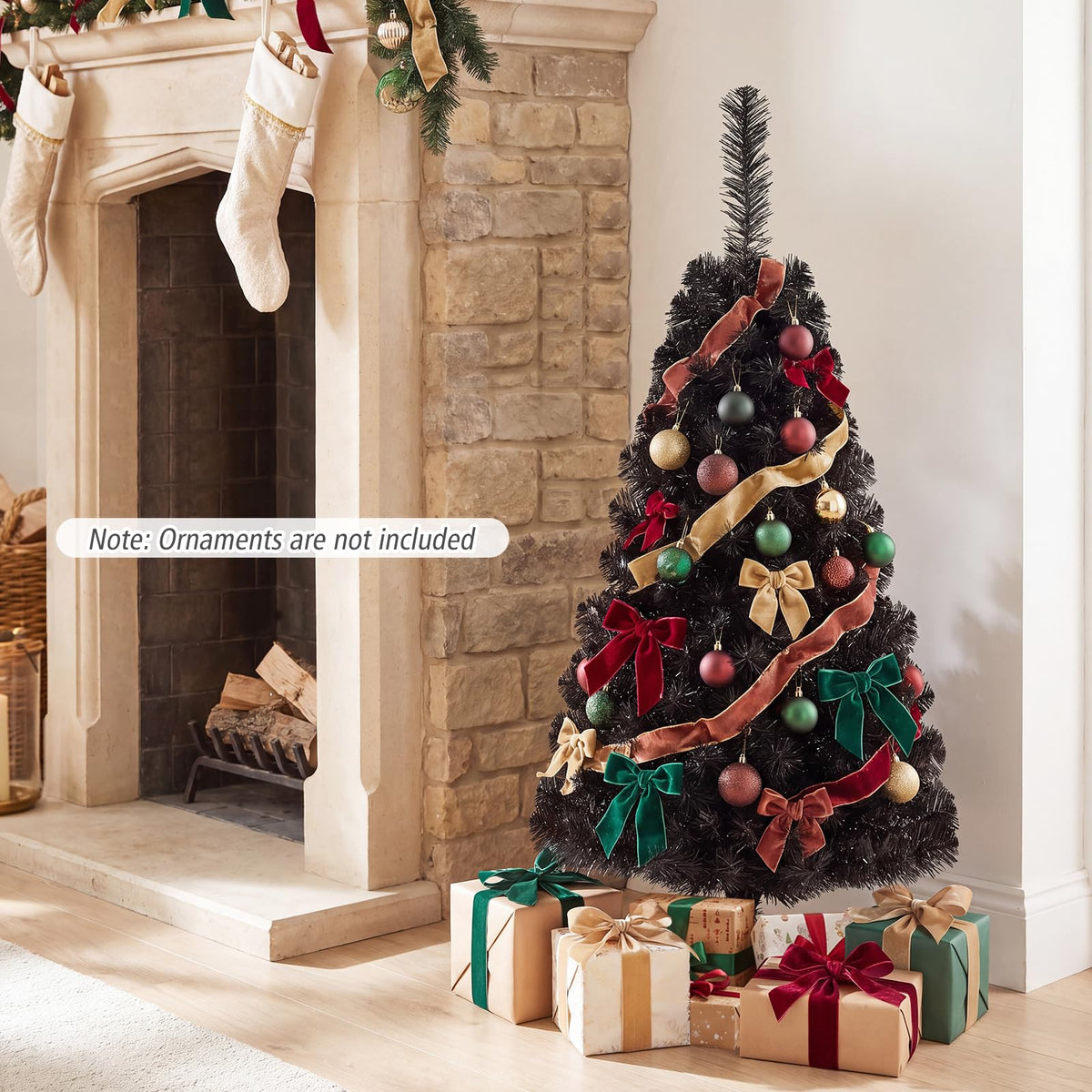 GOLFLAME 3FT Artificial Christmas Tree for Home Office Party