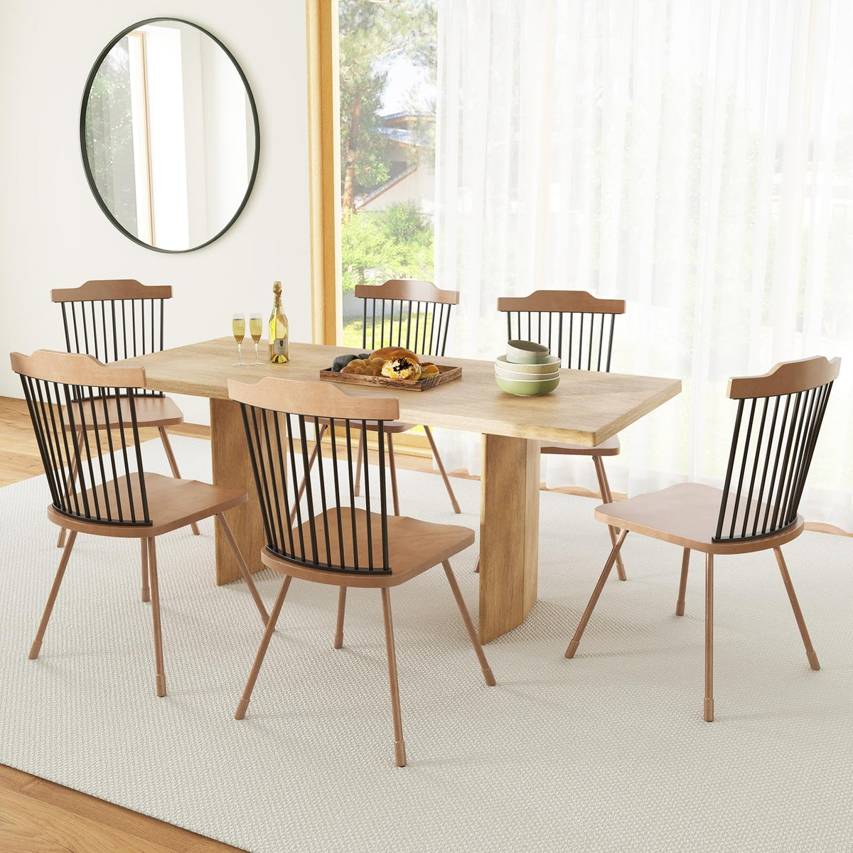 Goflame Windsor Dining Chairs