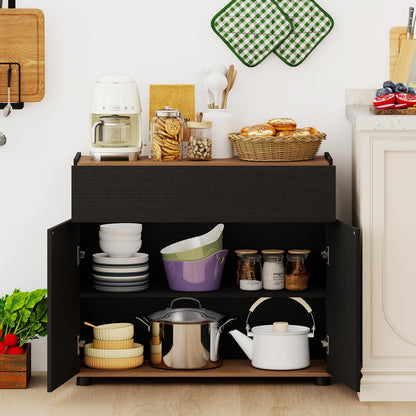 Goflame Sideboard Buffet Cabinet with Storage