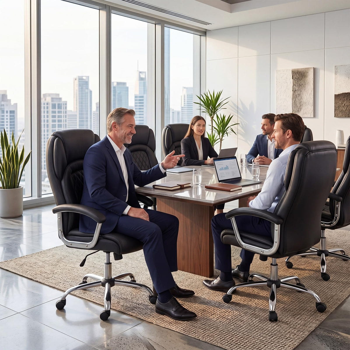 Goflame 500LBS Big and Tall Office Chair