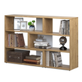 Goflame Open Shelf Bookcase, Separable Cube Bookshelf TV Stand w/ 6 Grids