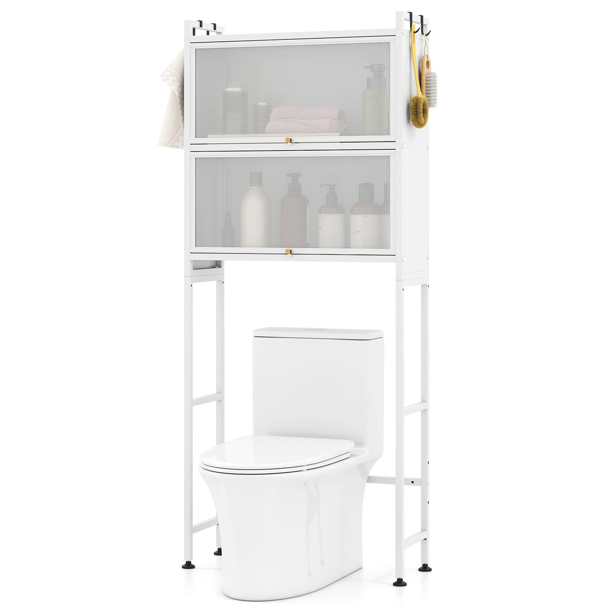 Goflame Over The Toilet Storage Cabinet for Restroom