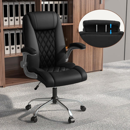 Goflame Executive Office Chair, Ergonomic PU Leather Desk Chair