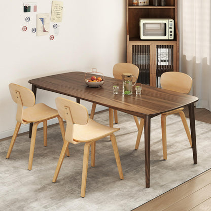 Goflame Modern Dining Chair Set of 2/4 with Wide Seat