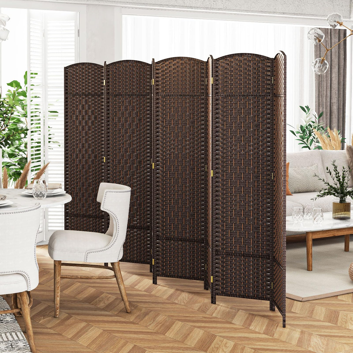 GOFLAME 8 Panel Room Divider for Room Separation