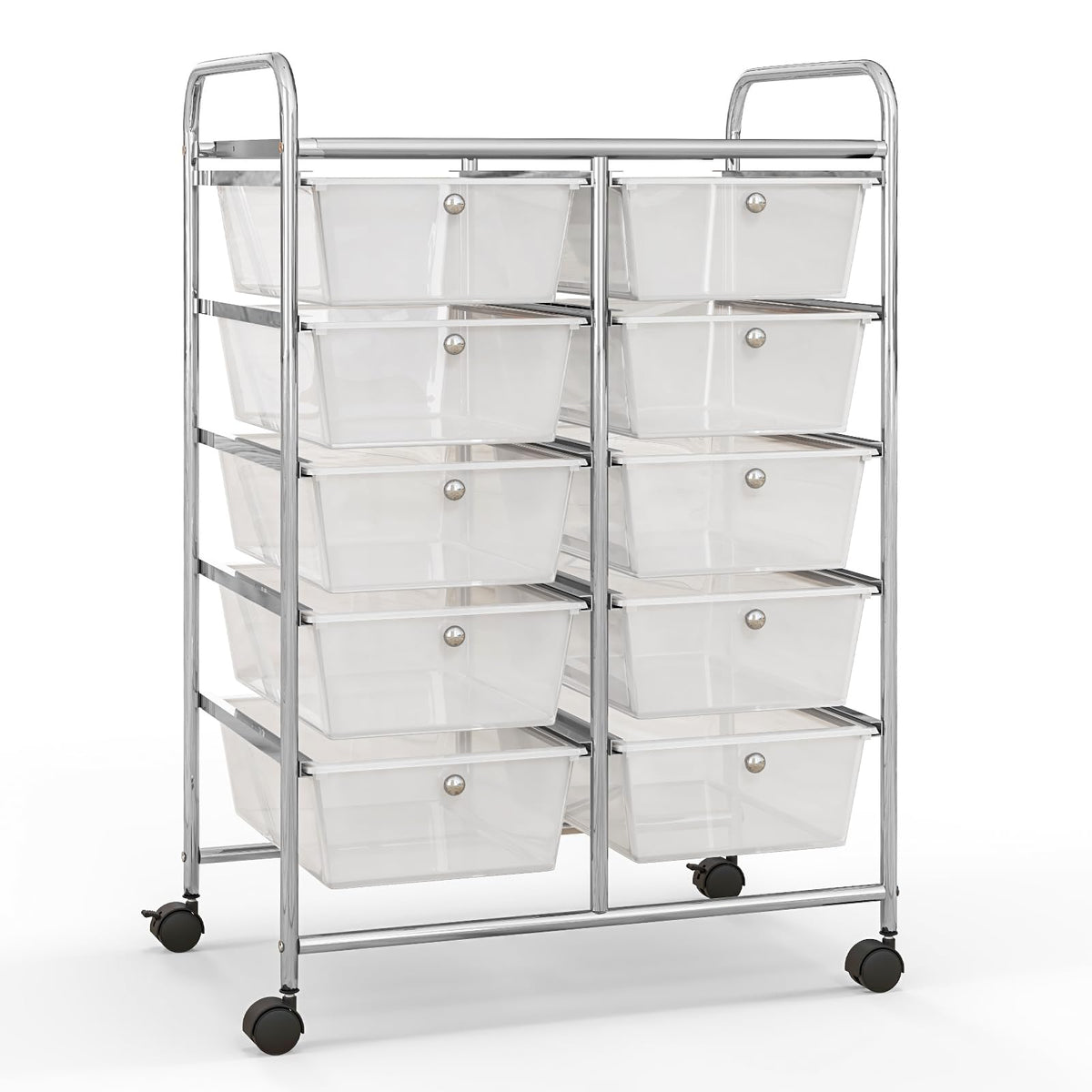 10 Drawers Rolling Cart, Classroom Organizers - Goflame