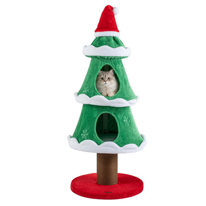 51"/130 CM Christmas Cat Tree for Indoor Cats