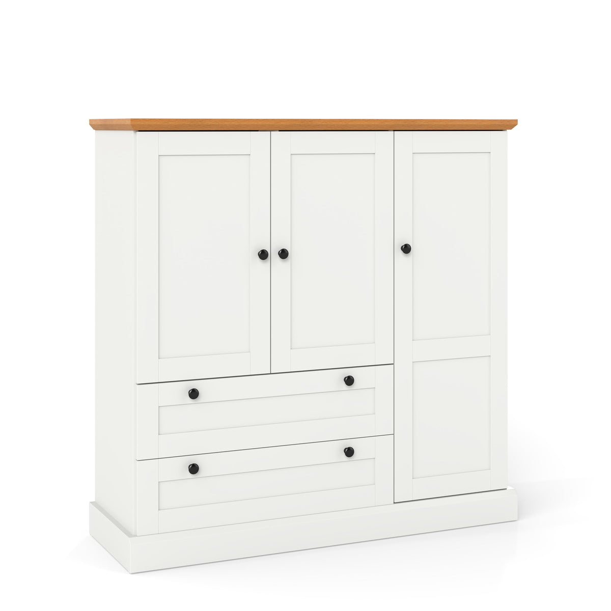 Goflame Buffet Cabinet with Storage for Coffee Bar Dining Living Room Entryway