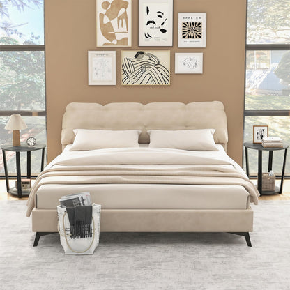 Goflame Round End Table with Open Storage Shelf and Metal Frame