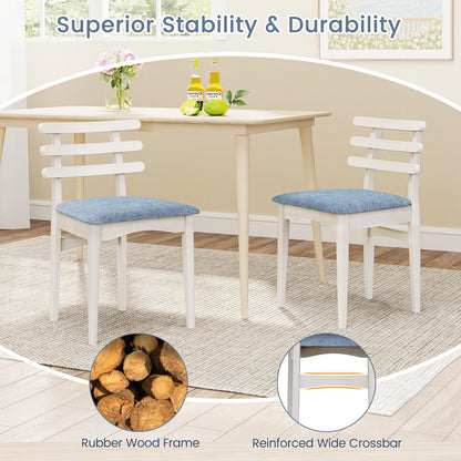 Goflame Wooden Dining Chairs Set